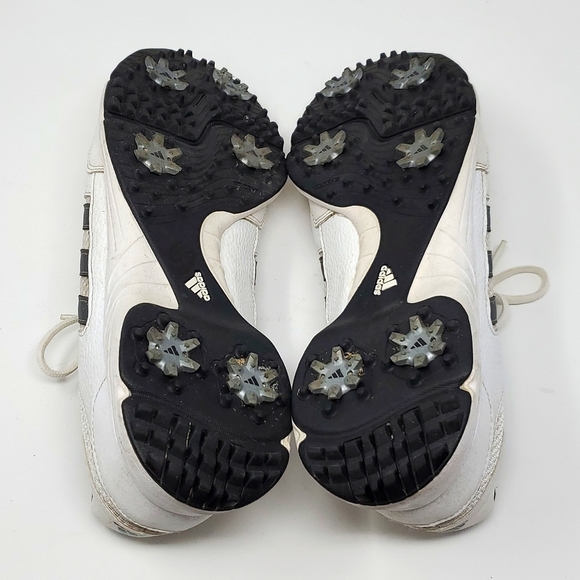 Men's Adidas Cleats Size 11 White and Gray - Picture 7 of 7